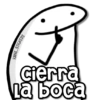 KANE. STICKERS cierra La boca