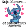 hoje tá suave... só pensei em vc 50 vezes