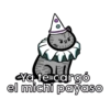 Ya te cargó el michi payaso