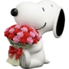 💐🌹Snoopy Ramo Buchón🌹 12