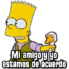 & Mi amigo y yo estamos de acuerdo