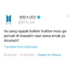 BTS Fake tweet 6