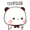 apa? hah!