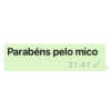Parabéns pelo mico
21:41✓