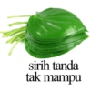 christlova_itsme sirih tanda tak mampu