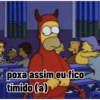 poxa assim eu fico
tímido (a)