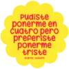 Pudiste ponerme en cuatro pero preferiste ponerme triste @Harley_Stickers
