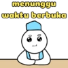 menunggu
waktu berbuka