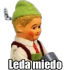 Leda miedo