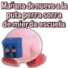Mañana de nuevo a la
puta perra sorra
de mierda escuela
@Vickyfas