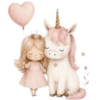 Cute Princesa y Unicornio 🦄👑 16