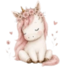 Cute Princesa y Unicornio 🦄👑 13