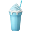Blue emoji iPhone  5