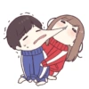 Stiker couple bucin 11