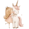 Cute Princesa y Unicornio 🦄👑 12