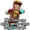 hose stickers Mira como me estoy yendo como lo hizo tu papá