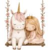 Cute Princesa y Unicornio 🦄👑 15