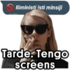 Iliministi isti minsiji jojo stickers Tarde. Tengo screens