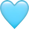 Blue emoji iPhone  10