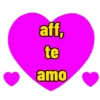 aff, te amo
