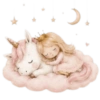 Cute Princesa y Unicornio 🦄👑 20