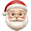 Stiker hari natal pink 5