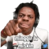 minggir lu miskin