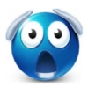 Emoji azul | reação  9