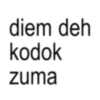diem deh kodok zuma