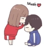 Stiker couple bucin 12