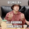 BISMILLAH ALLAHUMMA LAKASUMTU
