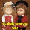 o babado começou cedo