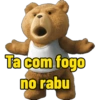 Ta com fogo no rabu