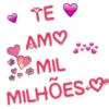 ♥TE ♥ ΤΕ AM♡ **MIL MILHÕES♡