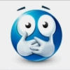Emoji azul | reação  5