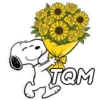 🌻Snoopy flores amarillas 🌼🌻 6