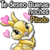 Te deseo Buenas noches Pitudo @rose.stickers