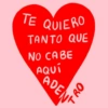TE QUIERO TANTO QUE NO CABE AQUÍ ADEN TRO