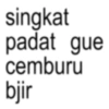 singkat padat gue cemburu bjir