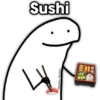 Sushi @Harley Stickers 618