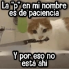 La "p" en mi nombre es de paciencia In tal @iego Y por eso no está ahí