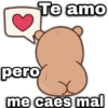 Te amo pero geysioy me caes mal