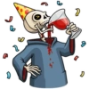 Stiker tengkorak 26