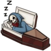 Stiker tengkorak 9