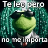 Te leo pero Carbis zuio no me importa