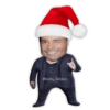 Hombre Guiñando con Gorra de Santa