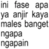ini fase apa ya anjir kaya males banget ngapa ngapain
