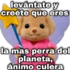 levántate y creéte que eres geysiov la mas perra del planeta, ánimo culera