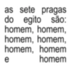 as sete pragas do egito são: homem, homem, homem, homem, homem, homem e homem