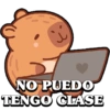 NO PUEDO TENGO CLASE